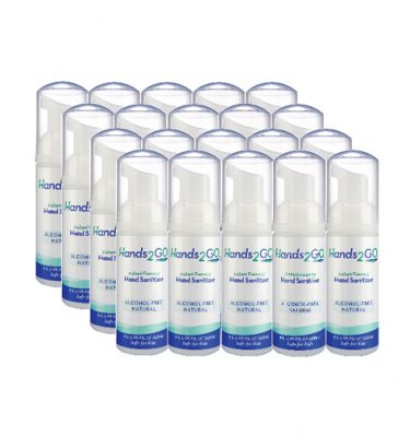 20 pack Hands2GO® 1.7oz - Hand Sanitizer in a foaming bottle